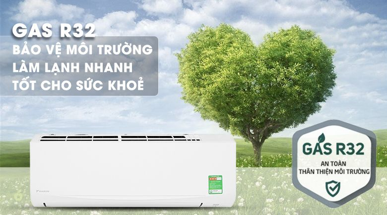 R32 là loại gas mới không gây hại lên tầng Ozone