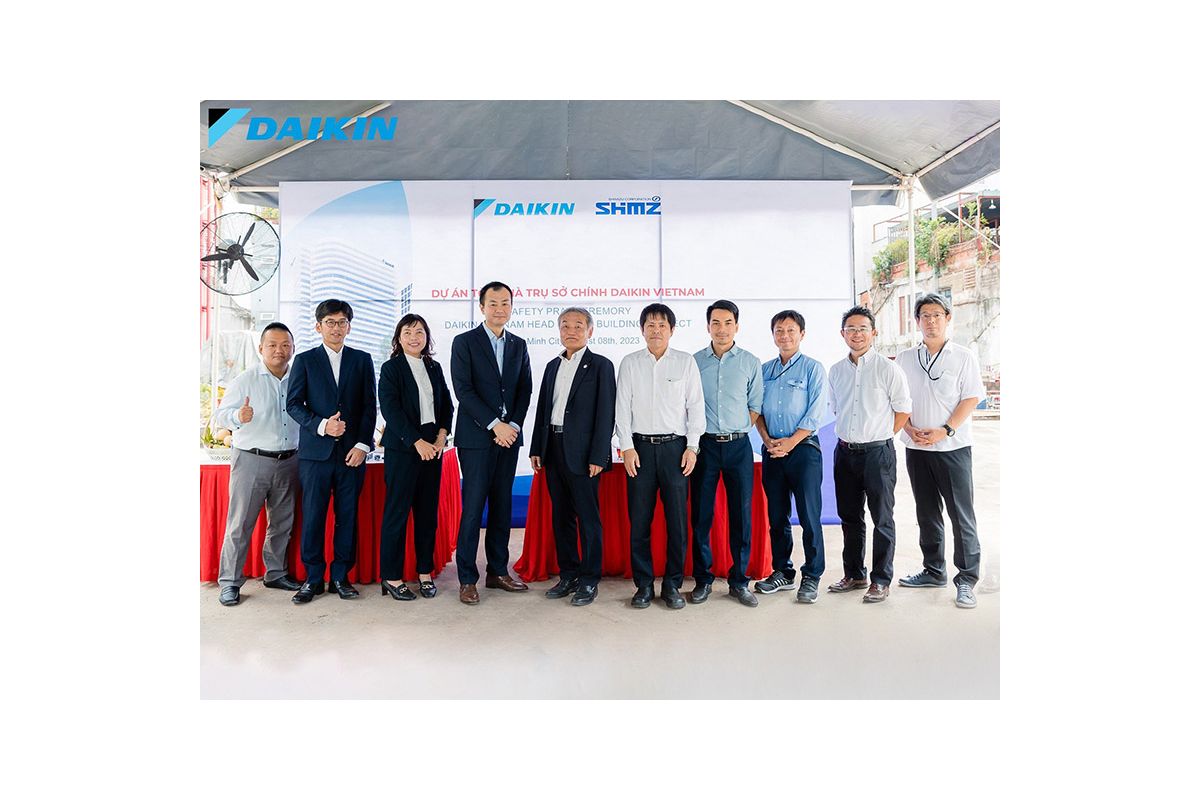 Khởi đầu mới chào đón những thành tựu tuyệt vời, cùng đánh dấu cột mốc ngày khởi công tòa nhà Daikin